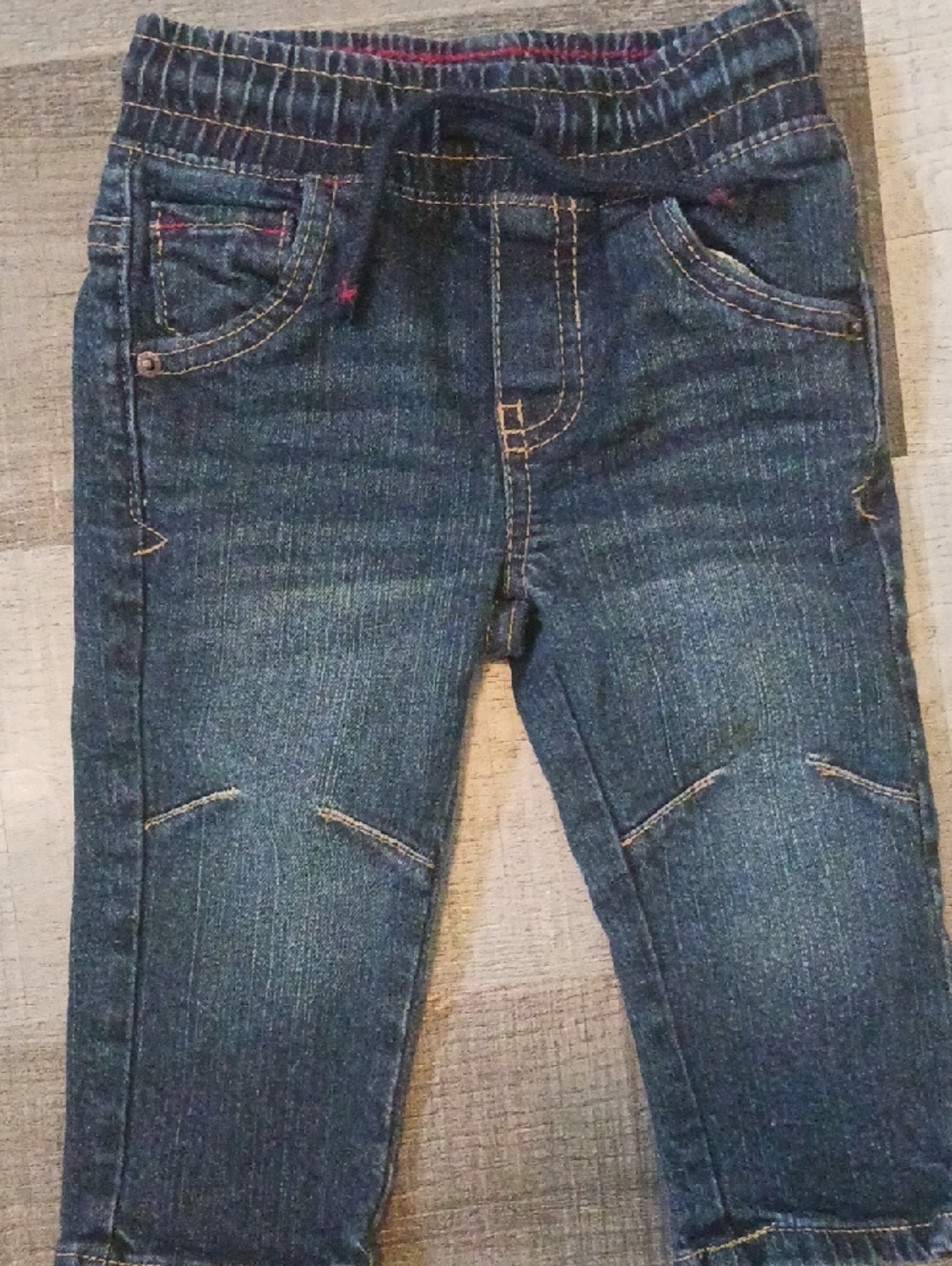 Cat & Jack Dark Blue Denim Jogger Jeans